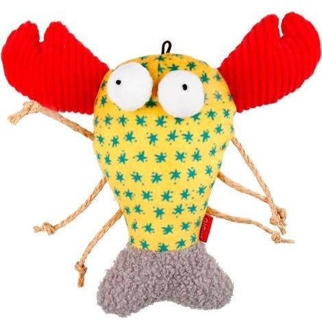 Interactive Lobster-Shaped Cat Toy, Stimulates Hunting Instinct, Promotes Exercise and Grooming, Easy to Wash, One Size, Bright Color