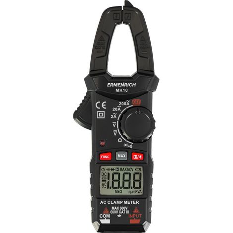 Amperímetro de pinza digital Ermenrich Ping MK10