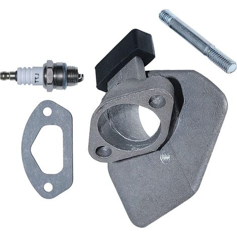 Kit d'adaptateur de base de support de carburateur pour tronçonneuse chinoise 5200 52cc 5800 58cc 4500 45cc (1/5)