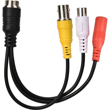 Verlängerungskabel für Auto-Videorecorder, Stecker mit Luftanschluss auf BNC-Buchse AV/DC-Monitoradapter (1/5)