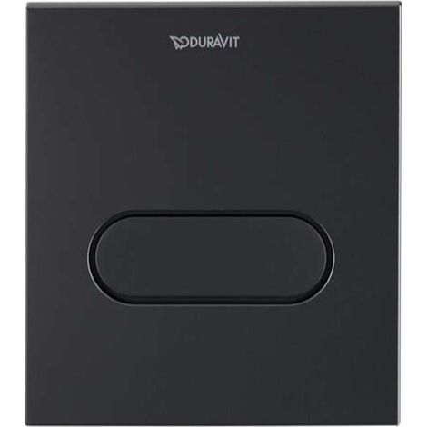 Duravit DuraSystem - Comando di risciacquo urinali, nero opaco WD5004031000 (1/2)