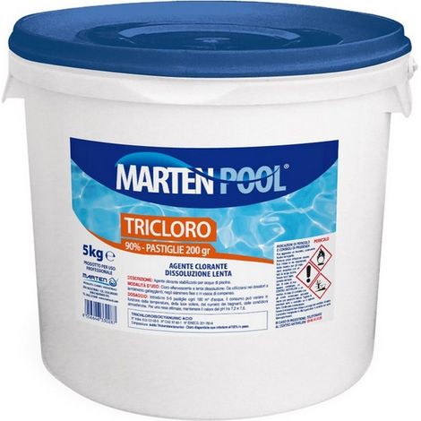 1PZ TRICLORO IN PASTIGLIE 200 GR.  kg. 5
