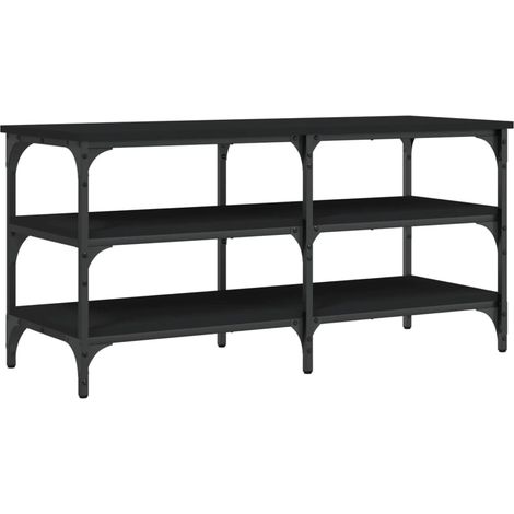 Maison Exclusive - Schuhbank Schwarz 100x38,5x49cm Holzwerkstoff