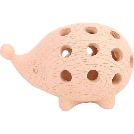 Igel-Stiftehalter aus Holz, niedliches Tierornament aus Kunstharz, Organizer für Schreibtisch und Büro