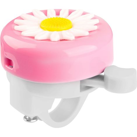 Campanello per bicicletta per bambini a forma di fiore, dal suono chiaro e nitido - Ideale per biciclette da esterno, bici senza pedali, monopattini e mountain bike. (1/3)