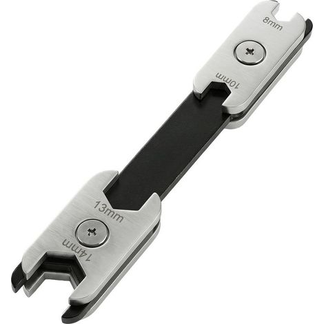 Clé à Molette, Cle a Molette a Cliquet, Clés à Fourche Réglables à 360 Degrés, Clés à fourche double rotative réglables pour voiture et espaces restreints (1/5)