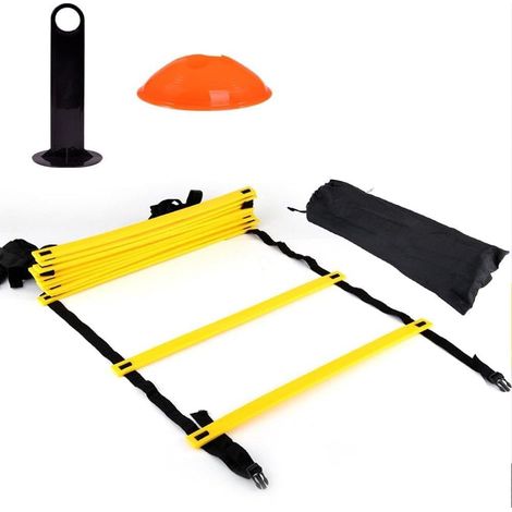 Speed Agility Ladder Kit Agility Ladder Training Set Cones Training Ladder Set Speed Agility Ladder Kit (1/5)
