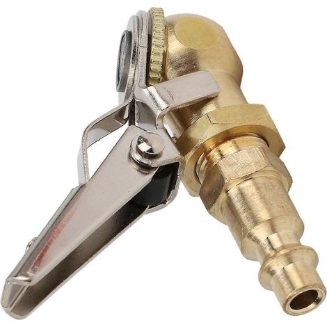 2 Sets geschlossene Kugel-Luftanschlüsse 150 PSI 1/4 Zoll FNPT auslaufsicherer Sicherheitsclip Reifenfüller-Luftanschluss für