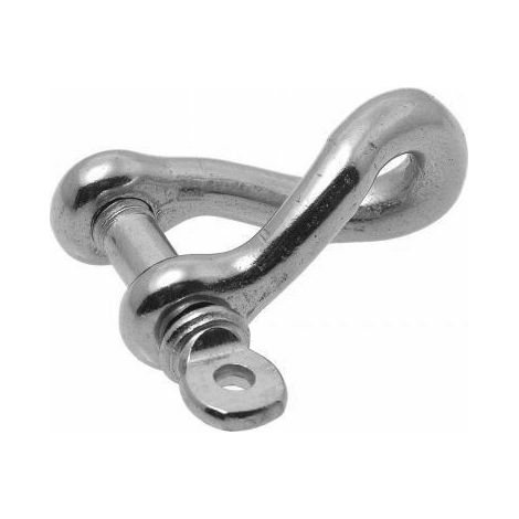 Manille torse inox A4 - Diamètre: 4