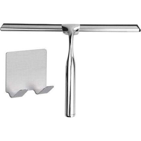 shower scraper, stainless steel shower scraper, window scraper, wiper with sticky hook (1/4)