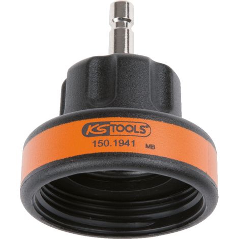 KS Tools - Adaptateur baïonnette n°6, M50 x 2,5, orange, creux - 150.1941