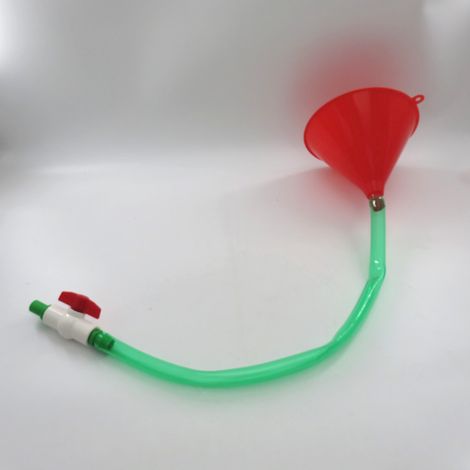 Biertrichter mit Anschlussstück, Einzelschlauch, Kunststoff-Wasserventil, Doppelschlauch, Party-Set (1/5)