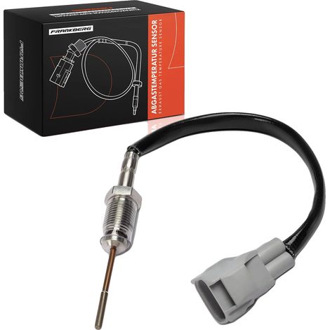 Sensor de temperatura, longitud 272,5 mm, tamaño de rosca M12x1.25, longitud del cable 215,5 mm, 2 contactos de conector, tamaño de llave 14 (1/4)