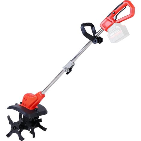 Motobineuse électrique Compatible avec 21V  pour jardin et pelouse avec profondeur de travail de 22 cm, largeur de travail de 30 cm (Batterie non incluse) (1/5)