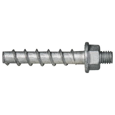 Vite per calcestruzzo BTS6 E 6-35, estremità M8, grigio Zn-Al - Scatola da 100 - CELO - 9ZG635M8BTSE
