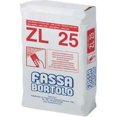 1PZ fassa zl25 intonaco di lisciatura a base gesso in polvere  - kg.5 in sacco