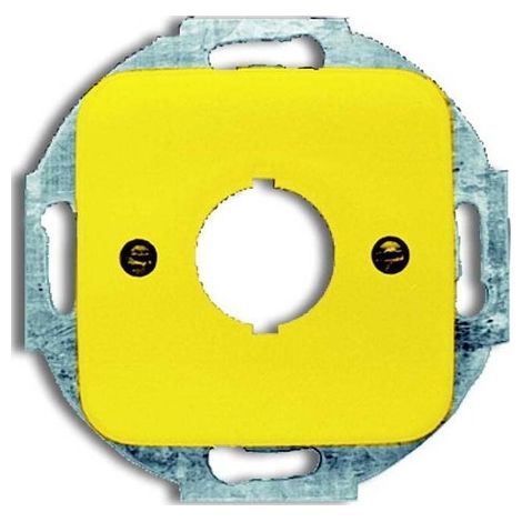 BUSCH-JAEGER 2533-214-15 PLAQUE DE RECOUVREMENT, APPAREILS 22,5 MM, APPAREILS DE COMMANDE, JAUNE, REFLEX SI