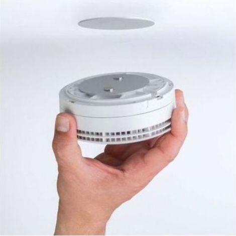 Support Magnetique Adhesif - Pour Detecteur De Fumee - Installation Sans Perçage Ni Vis - 3 Unites (1/3)