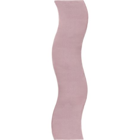 Tapis Moderne en Fausse Fourrure 80 x 300 cm à Poils Longs Accessoire Bureau Couloir Violet Tangra (1/5)