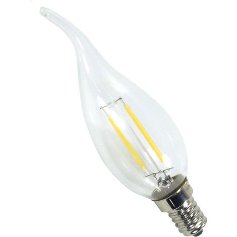 Bombilla filamento vela bohemia led E14 2W (1/2)