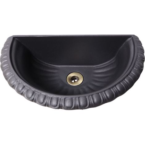 Baignoire murale modèle Liberty pour jardin potager avec bonde en laiton au choix : brunie (1/3)