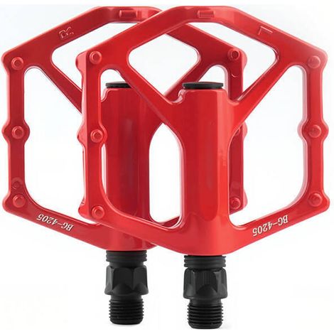 Pédales de vélo à roulement scellé, protection contre la poussière et l'eau, antidérapantes, pour une conduite sûre dans des environnements difficiles, durabilité, plateforme large en nylon (1/4)