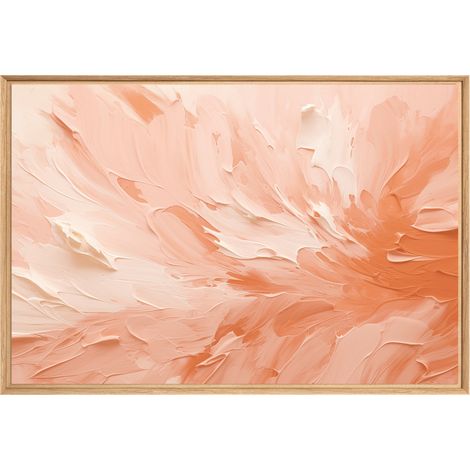 Tableau mural encadré art texturé 65x97 cm - Tableau Mural Décoratif - Image Encadrée Imprimée en HD - Impression 65x97 cm sur Fibres de Bois FSC - Finition Mate - Fabriqué en France (1/5)