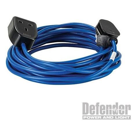 Extension Lead Blue 1.5mm2 13A 10m 230V E85223