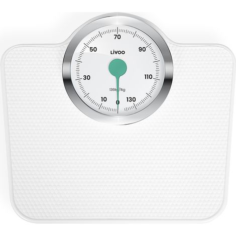 Mechanische badezimmerwaage 136 kg 1 kg - Livoo - DOM490
