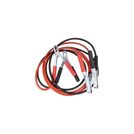 Câbles de connexion batterie de voiture - 2,5 m, section 10 mm - pinces rouge-noir 120A