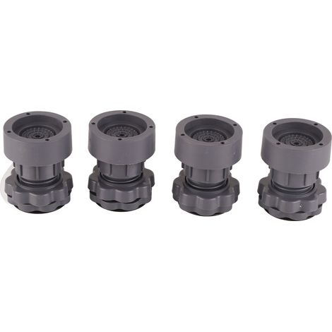 Lot de 4 patins anti-vibrations et antichoc pour machine à laver, antidérapants, de 8,5 cm de diamètre. (1/5)