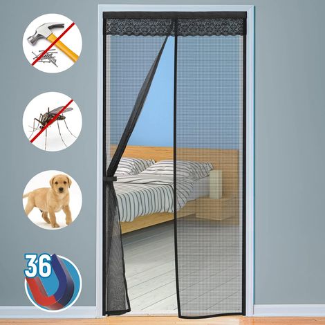 New , 100x220cm, Anti-scratch Super Durable Fiberglass, Self-closing, Easy for Children and Pets (1/5)