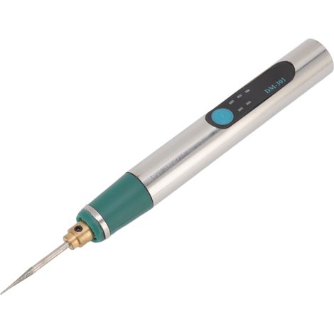 Stylo graveur électrique rechargeable par USB en acier inoxydable pour métaux, verre, bois, pierre, bijoux et ongles (1/5)