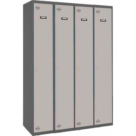 Taquilla 1800x1200x500 SIMONLOCKER PROFESIONAL SINGLE 4/4 300 (1200) AN/GR marca SIMONRACK
