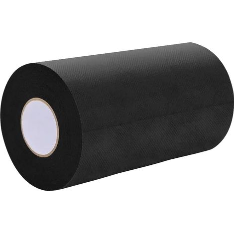 Cinta de césped artificial, material duradero, fácil de usar, color negro. (1/2)