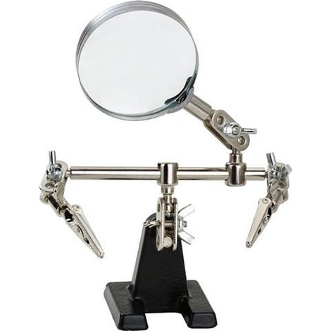 Terza mano con lente di ingrandimento ZD-10D - Electron
