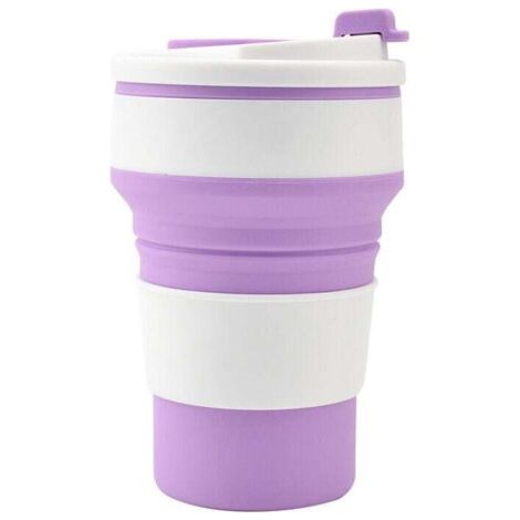 QORVA-Tasse à eau pliable en silicone, tasse de sport portable de voyage en plein air