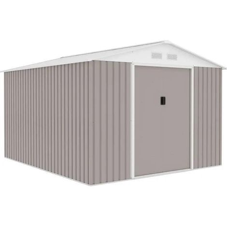 Archer Moderne Gartenhaus taupe 8,84 m²