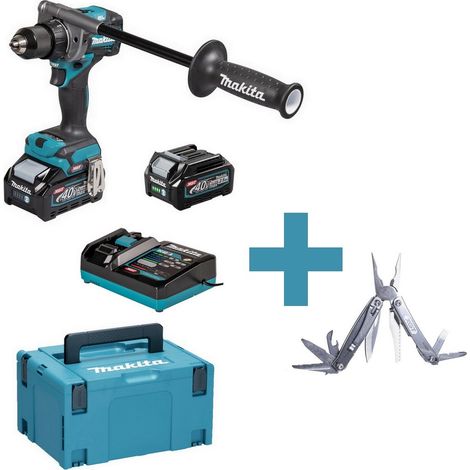 Makita Akku Bohrschrauber XGT 40 V 150 Nm + Leatherman Multi-Tool DF001GD203 (1/5)