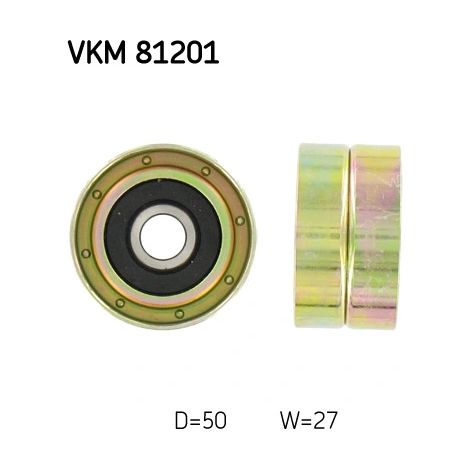 Poulie renvoi/transmission, courroie crantée SKF VKM 81201 TOYOTA 13503-10011