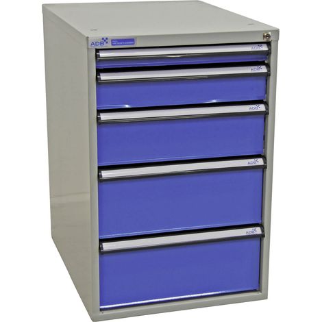 ADB Schubladenschrank Schubladenbox Schubladencontainer mit 5-9 Schubladen 700mm (1/5)