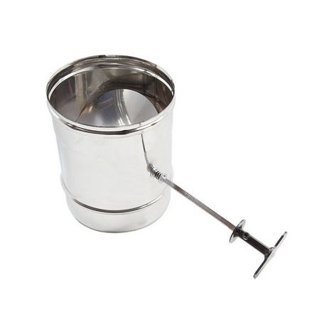 MANICOTTO CON VALVOLA A FARFALLA INOX 304- Diam. 130 cm 25- DK- pezzi 1