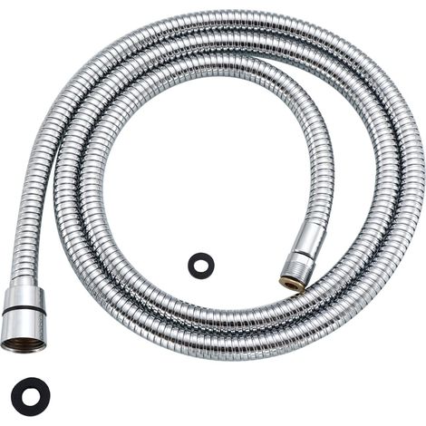 Ersatzschlauch für Küchenarmaturen M15/1 x 1/2", Metall-Abluftschlauch (galvanisiert, 1,5 m)