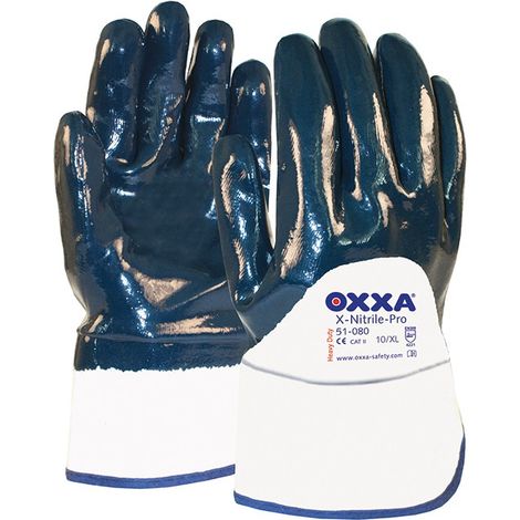 Guanti Oxxa X-Nitrile Pro Stulpe. Aperta Gr.9 (A 12)