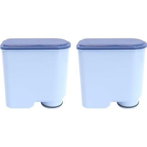 Lot de 2 filtres à eau pour machine à café, remplacement pour série CA6903, améliore la qualité de l'eau, élimine le chlore et le calcaire et plus encore (bleu) (1/5)