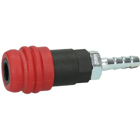 Kstools – Raccord pour compresseur 9mm – Sécurité à 2 niveaux – Embout de tuyau – Dépressurisation sécurisée – Verrouillage lors du couplage (1/8)