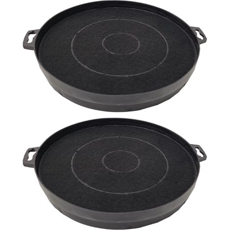 Ersatzteil - Set aus zwei Kohlefiltern Typ B210 FAC539 210X30 mm -  -
