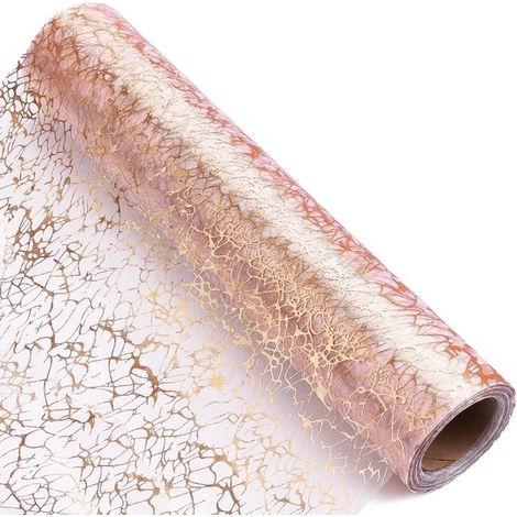 Camino de mesa, 28275cm, Mantel, Decoración de mesa boho, Camino de mesa, Mantel, Malla, Purpurina, Para bodas, baby showers y fiestas, Oro rosa (1/5)