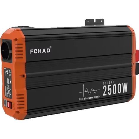 Inversor de onda sinusoidal pura, potencia nominal de 2500 W, PST-2500W-24V, Europa, 24 V, 220-240 V (1/5)