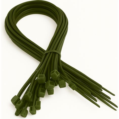 Bolsa de 100 UDS BRIDAS NYLoN 3,6X200MM Color verde